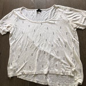 Cynthia Rowley white top